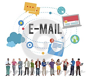 E-mail Global Communications Connection Internet Online Concept