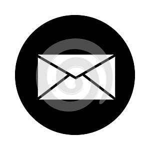 E-mail icon. Envelope illustration.latter box pattern.envelope icon on white background.