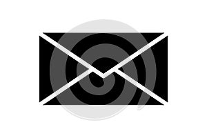E-mail mail icon isolated envelope or message element button or symbol