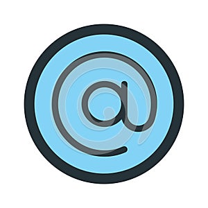 e-mail icon. Vector illustration decorative design