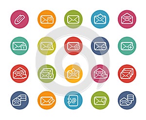 E-mail Icons -- Printemps Series