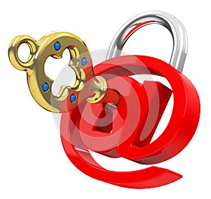The e-mail key