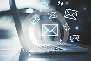 E-mail marketing concept