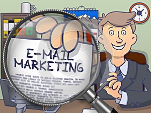 E-Mail Marketing through Lens. Doodle Style.
