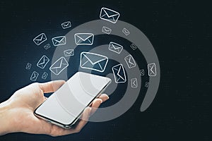 E-mail marketing and newsletter concept