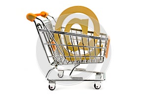 E- mail sign in shopping cart