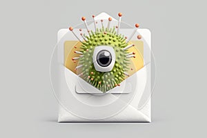 e-mail virus, concept art