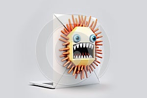 e-mail virus, concept art