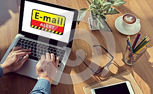 E-mails Hacked Warning Digital Browsing and virus