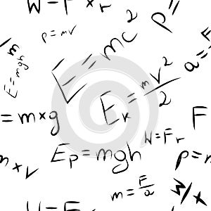 E = mc2 seamless background texture beautiful banner wallpaper d