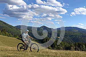 E-Mountainbiking, Great Fatra, Turiec Region, Slovakia