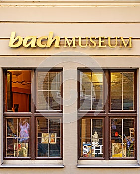 The museum about the famous German composer Bach in the center of Leipzig, Germany.