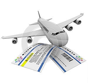 E-Tickets and Airplane