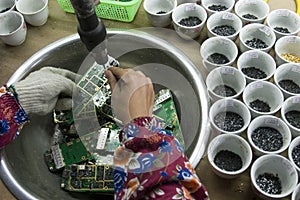 E-waste in china photo
