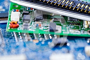 E-waste electronic, computer circuit cpu chip mainboard core processor electronics device