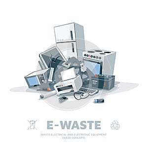 E-waste Pile photo