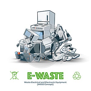 E-waste Pile photo