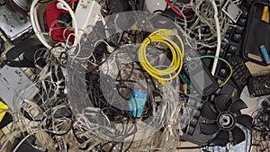 E-waste, Used electronics, Electronic scrap components, harmful materials. Recycling and disposal of e-waste. Defective