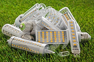 E27, USB and R7s ecological and economical LED bulbs