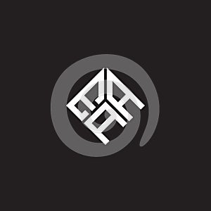 EAA letter logo design on black background. EAA creative initials letter logo concept. EAA letter design