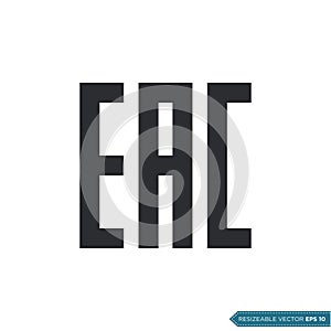 EAC mark Symbol icon vector illustration design