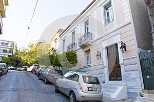 Each day life in Athens city from Greece