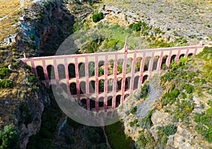 Eagle Aqueduct (Puente del Aguila) in Spanish city of Nerja photo