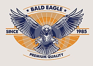 Eagle badge design