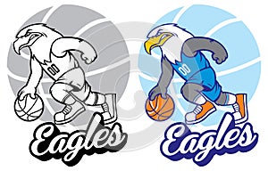 Eagle basketball mascot