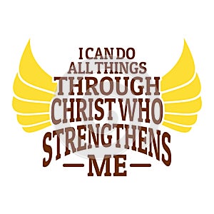Eagle in the bible - I can do all things through christ who strengthens me - the will soar on wings like eagles photo