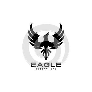 Eagle Bird Logo Template vector icon