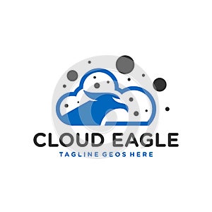 Eagle cloud technology logo