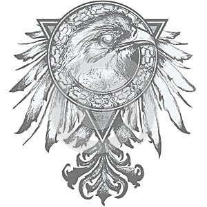 Eagle Crest Illustration