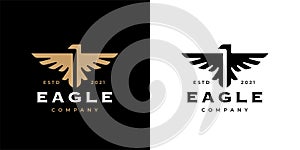 Eagle crest logo icon
