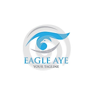 Eagle eye logo design