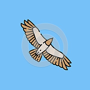 Eagle flight line icon