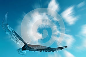Eagle flying
