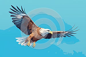 Eagle_flying_on_the_blue_sky_1690600165752_1