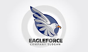 Eagle force Vector Logo Template