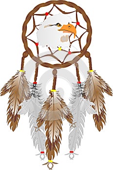 Eagle head dream catcher...