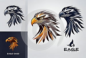 Eagle Head Eagle Logo Symbol, Logo Elegant Element for Brand, Symbols, v22
