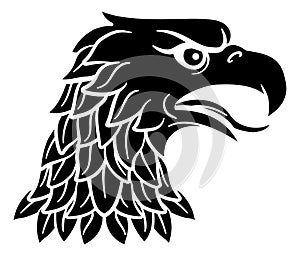 Eagle Head Imperial Heraldic Symbol