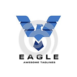 Eagle head logo Template