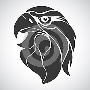Eagle head logo vector