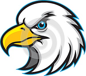 Eagle Head Mascot Logo photo