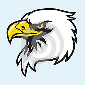 Eagle Head Mascot Vector