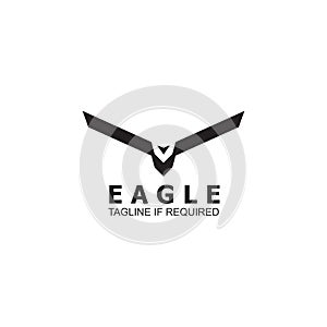 Eagle icon logo design inspiration vector template