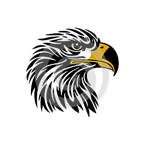 Eagle Logo of bird head clipart