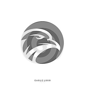 Eagle logo design template vector. Head Eagle concept icon