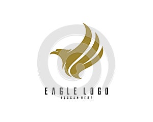 Eagle logo design vector, Eagle icon logo